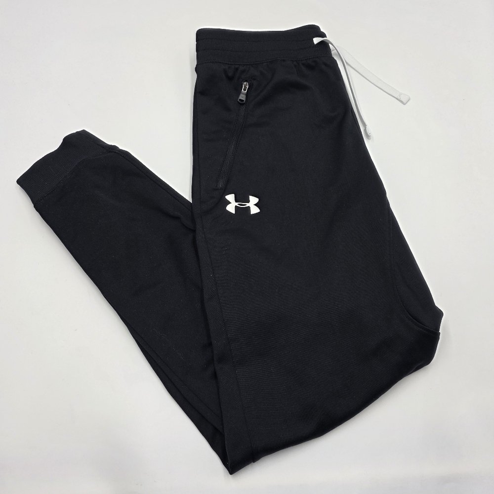 Under Armour boys' black joggers size L